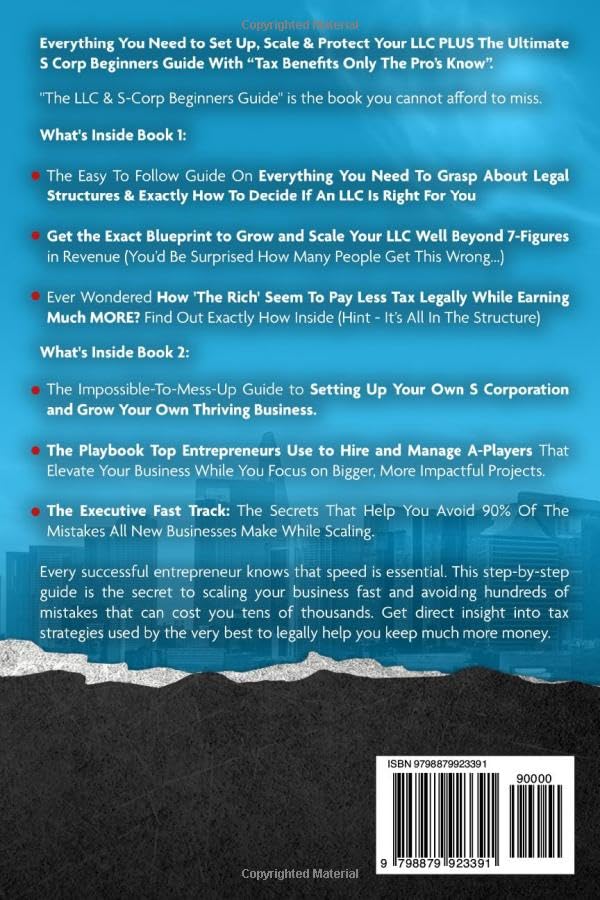 The LLC & S-Corp Starter Formation Basics + Essential Tax Tips (Ebook)