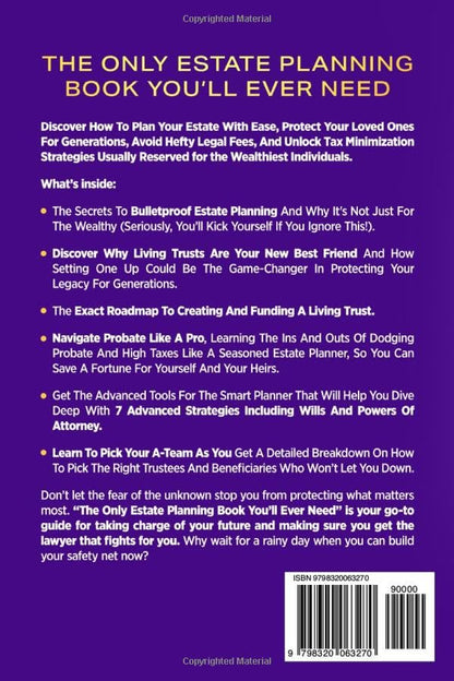 Only Estate Planning Book You'll Ever Need (Ebook)